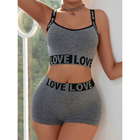 Women’s Camisole Top & Boy Shorts Lingerie Set