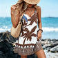 Women's Summer Boho Tropical Print Mini Dress