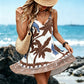 Women's Summer Boho Tropical Print Mini Dress