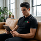 Men's Classic Lapel Short Sleeve Cotton Top