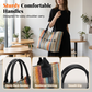 Women’s Rainbow Striped Woven Tote Bag