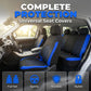 Universal 9-Piece Car Seat Cover Set for 5-Seat Vehicles