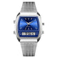 Retro Style Square Face Multifunction Watch