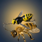Lifelike Floating Hornet Pencil Lure