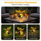 Solar-Powered Hanging Bee Light