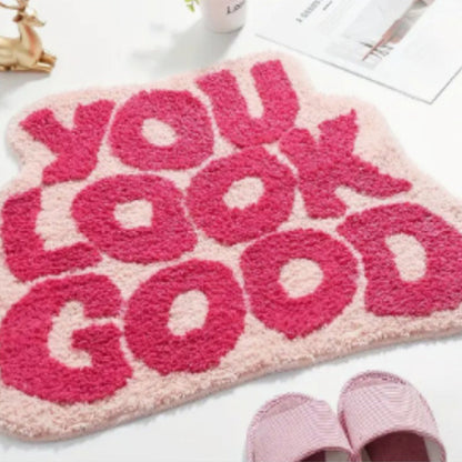 Soft Decorative Floor Mat for Bathroom and Bedroom