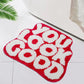 Soft Decorative Floor Mat for Bathroom and Bedroom