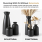 Ceramic Vase Set of 3 Decorative Pieces