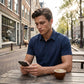 Men's Casual Short Sleeve Button Down Shirt