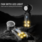 High-Speed Folding Cooling Fan with LED Light