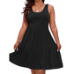 Women's Sleeveless Knee-Length Dress