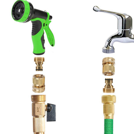 3/4" Brass Quick Connect Fittings for Water Hose