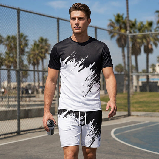 Men’s Summer Dynamic Print Casual Set