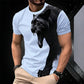 Men's Breathable Graphic Printed T-Shirt