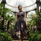 Women's Elegant Sleeveless Floral Dress