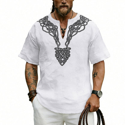 Men's Vintage Short-Sleeve Shirt