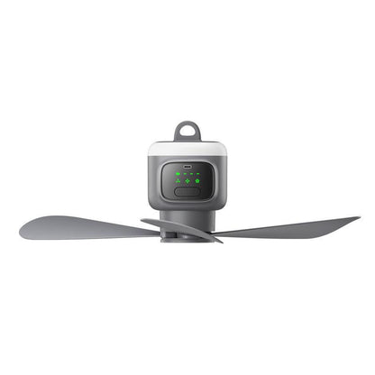 Rechargeable Hanging Fan with Light