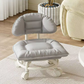 ⏳Time-Limited Special⏰Rolling Low Stool with Backrest – Silent Casters, Cloud Comfort, Toddler Friendly 🏠