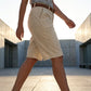 Women's Casual Mid-Length Cargo Shorts with Pockets