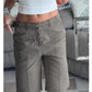 Women's Casual Mid-Length Cargo Shorts with Pockets