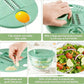 Salad Spinner with Multi-Function Lid