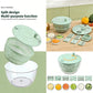 Salad Spinner with Multi-Function Lid
