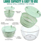 Salad Spinner with Multi-Function Lid