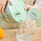 Salad Spinner with Multi-Function Lid