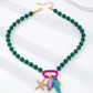 Vibrant Boho Coastal Beaded Necklace