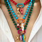 Vibrant Boho Coastal Beaded Necklace