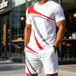 Men's Casual Summer T-Shirt & Shorts 2-Piece Set