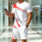Men's Casual Summer T-Shirt & Shorts 2-Piece Set