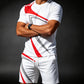 Men's Casual Summer T-Shirt & Shorts 2-Piece Set