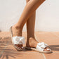 Elegant Bow Flat Sandals