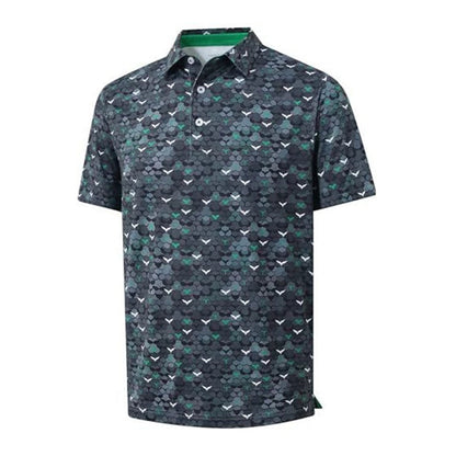 Men's Printed Short-Sleeve Shirt