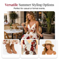 Women's Printed Spaghetti Strap Maxi Dress