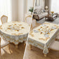 🎉 2026 Sale — Over 58,000 Sold!🌹Waterproof Gold Rose Tablecloth – Embossed Effect, Stain-Resistant, Elegant ✨