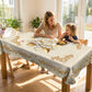 🎉 2026 Sale — Over 58,000 Sold!🌹Waterproof Gold Rose Tablecloth – Embossed Effect, Stain-Resistant, Elegant ✨