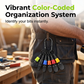 Multicolor Screwdriver Bit Holder Keychain Extension Bar