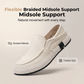 Men's Casual Linen Shoes Lightweight Summer Slip-on Lazy Loafers