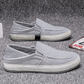 Men's Casual Linen Shoes Lightweight Summer Slip-on Lazy Loafers