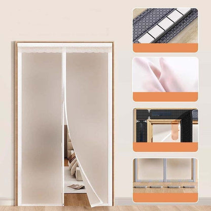Magnetic Thermal Insulated Door Curtain