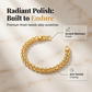 Elegant Gold Double-Layer Link Bracelet