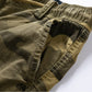 Men's Casual Elastic Waist Cargo Shorts