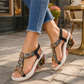 Women's Vintage Bohemian Wedge Sandals