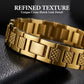 Unisex Stainless Steel Textured Link Bracelet