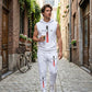 Men's Sleeveless Hoodie and Pants Two-Piece Sports Set