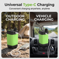 Portable Camping Shower with Rechargeable Pump
