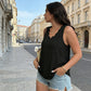 Plus Size Casual Summer Flowy Cami Top