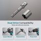Universal Scissor Jack Adapter Steel Socket Drive Tool for Drills
